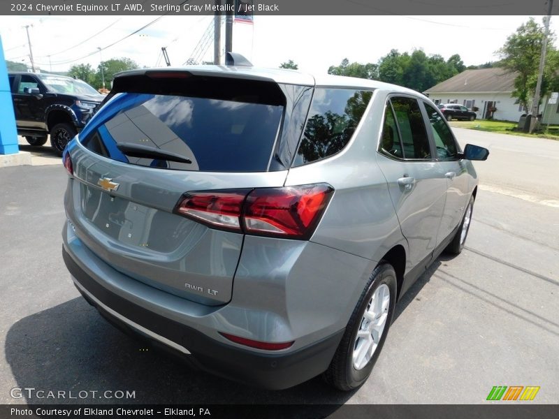 Sterling Gray Metallic / Jet Black 2024 Chevrolet Equinox LT AWD