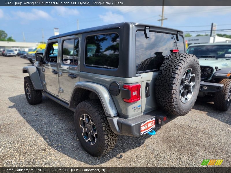 Sting-Gray / Black 2023 Jeep Wrangler Unlimited Rubicon 4XE Hybrid