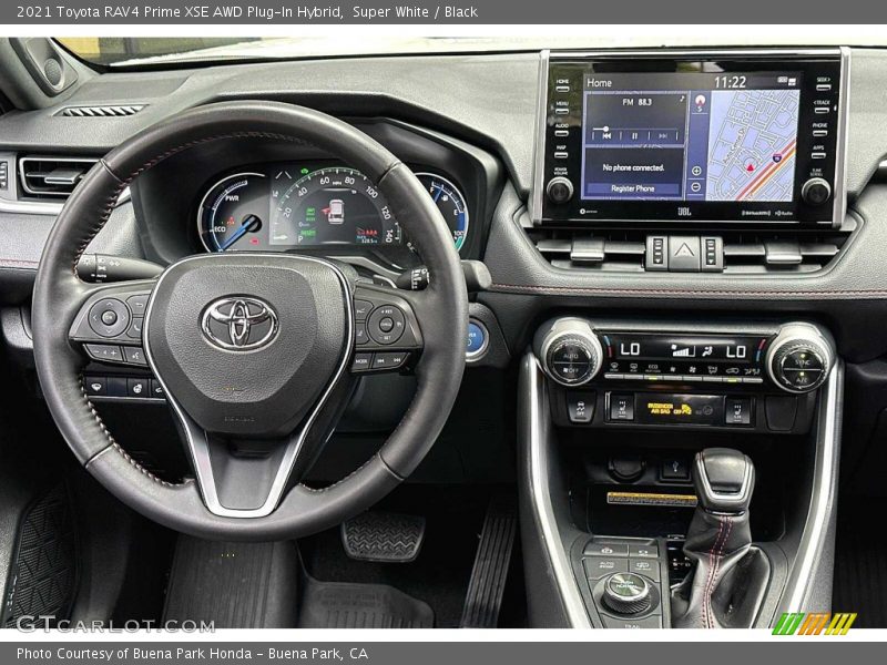 Dashboard of 2021 RAV4 Prime XSE AWD Plug-In Hybrid