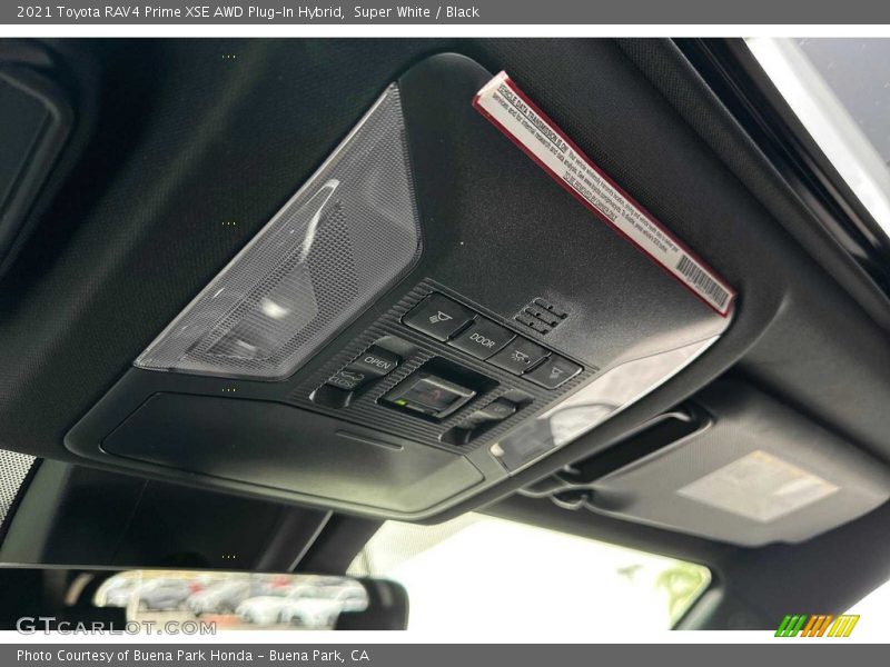 Super White / Black 2021 Toyota RAV4 Prime XSE AWD Plug-In Hybrid