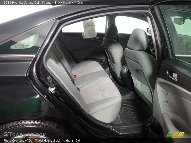 Phantom Black Metallic / Gray 2014 Hyundai Sonata GLS