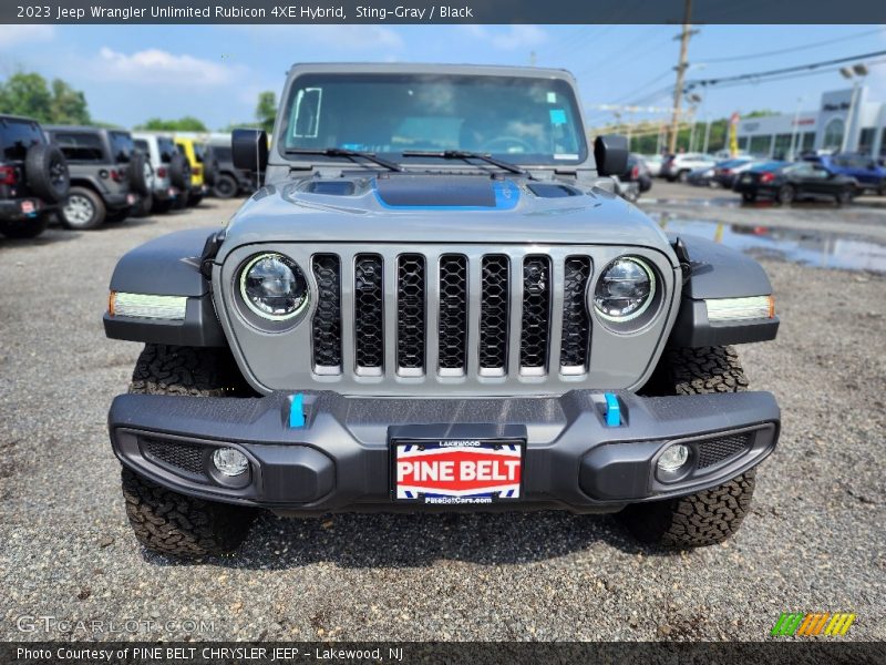 Sting-Gray / Black 2023 Jeep Wrangler Unlimited Rubicon 4XE Hybrid