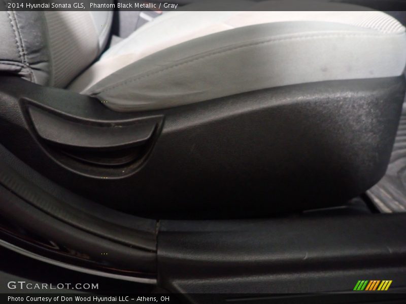 Phantom Black Metallic / Gray 2014 Hyundai Sonata GLS