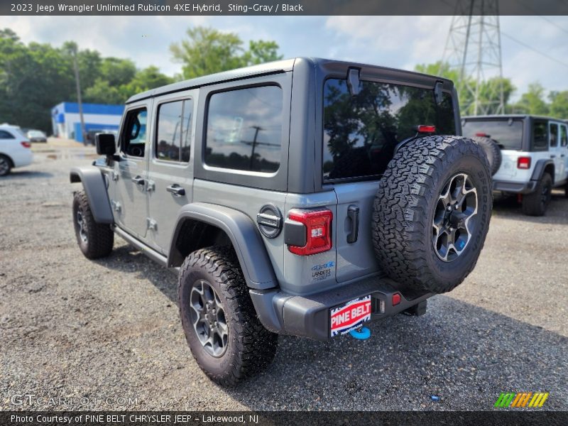 Sting-Gray / Black 2023 Jeep Wrangler Unlimited Rubicon 4XE Hybrid