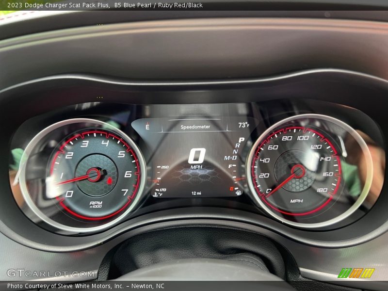 B5 Blue Pearl / Ruby Red/Black 2023 Dodge Charger Scat Pack Plus