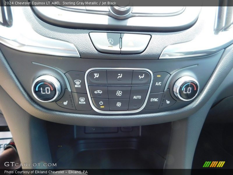 Controls of 2024 Equinox LT AWD