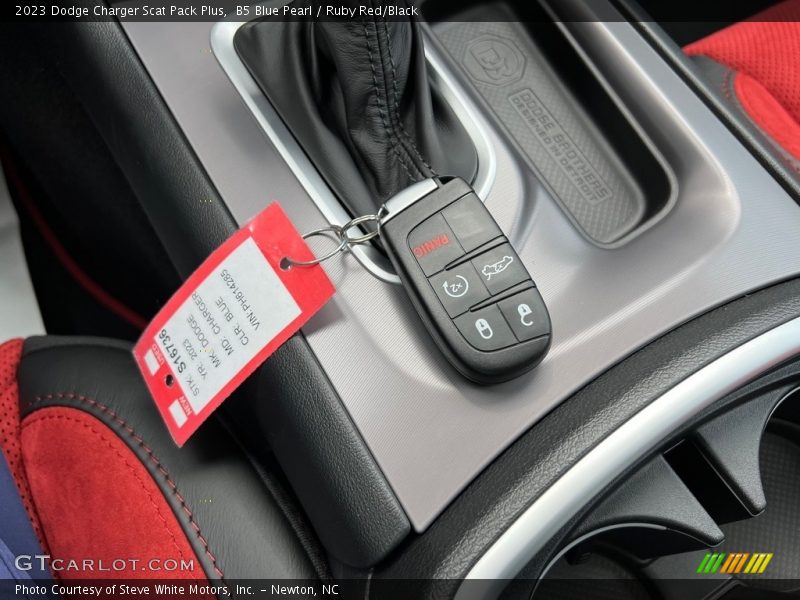 B5 Blue Pearl / Ruby Red/Black 2023 Dodge Charger Scat Pack Plus