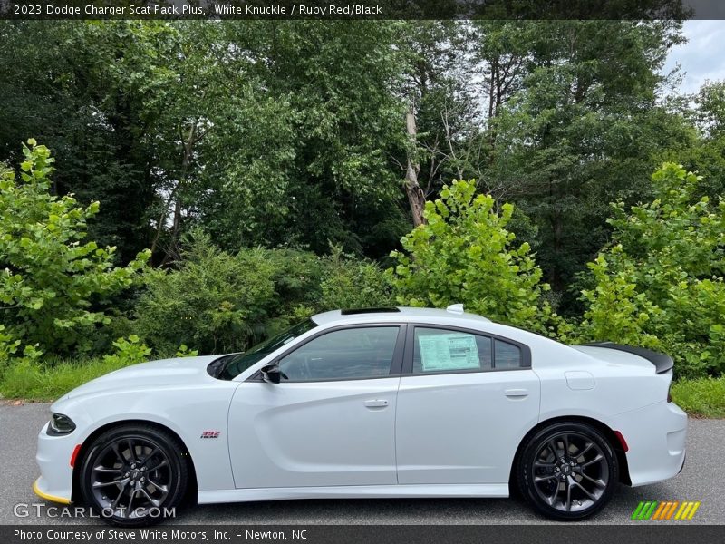 White Knuckle / Ruby Red/Black 2023 Dodge Charger Scat Pack Plus