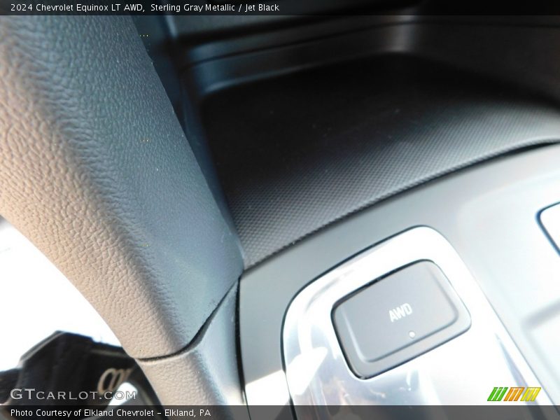 Sterling Gray Metallic / Jet Black 2024 Chevrolet Equinox LT AWD