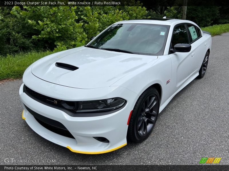 White Knuckle / Ruby Red/Black 2023 Dodge Charger Scat Pack Plus