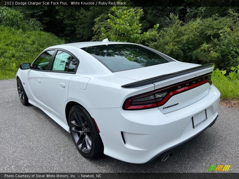 White Knuckle / Ruby Red/Black 2023 Dodge Charger Scat Pack Plus