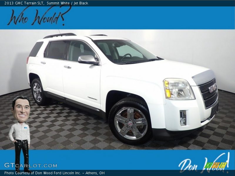 Summit White / Jet Black 2013 GMC Terrain SLT