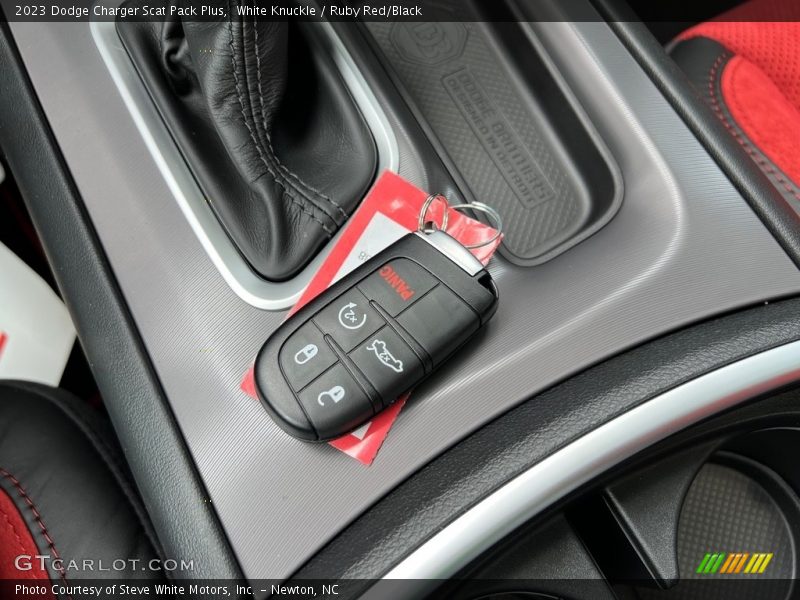 White Knuckle / Ruby Red/Black 2023 Dodge Charger Scat Pack Plus