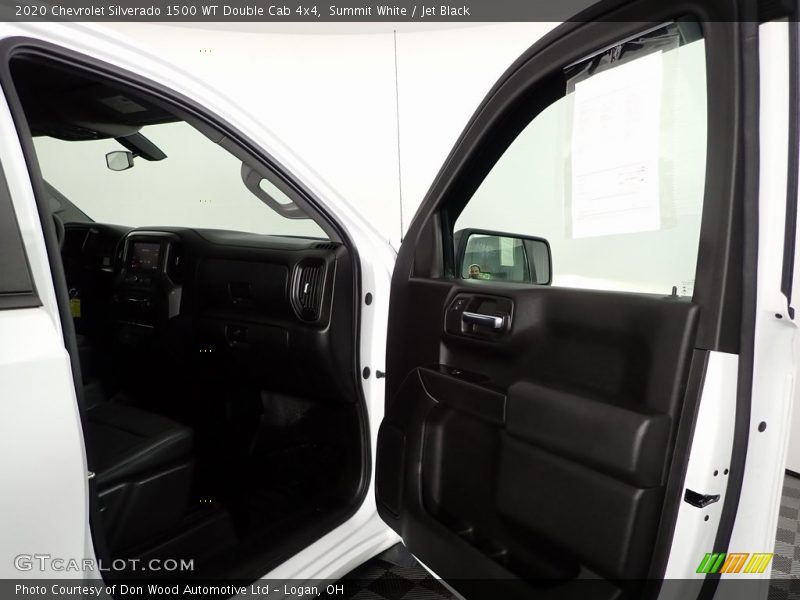 Summit White / Jet Black 2020 Chevrolet Silverado 1500 WT Double Cab 4x4