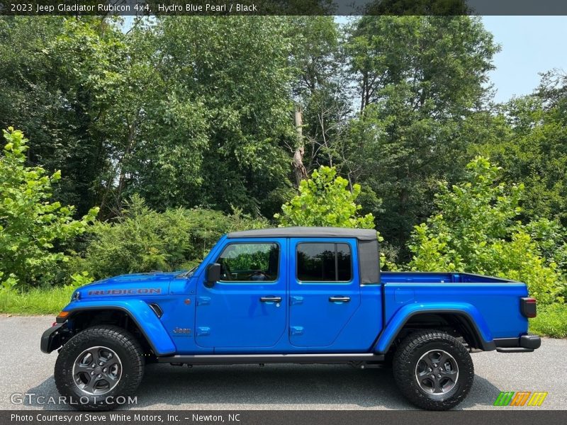 Hydro Blue Pearl / Black 2023 Jeep Gladiator Rubicon 4x4
