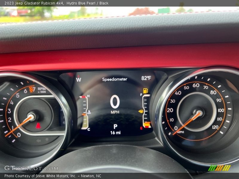 Hydro Blue Pearl / Black 2023 Jeep Gladiator Rubicon 4x4