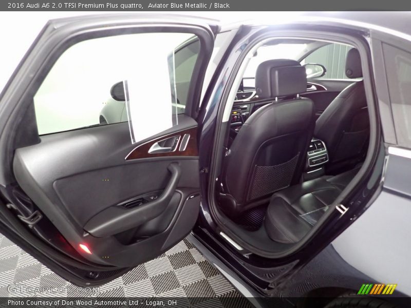 Aviator Blue Metallic / Black 2016 Audi A6 2.0 TFSI Premium Plus quattro