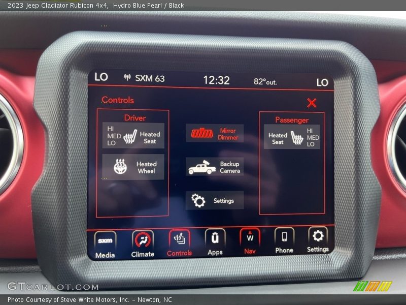 Hydro Blue Pearl / Black 2023 Jeep Gladiator Rubicon 4x4