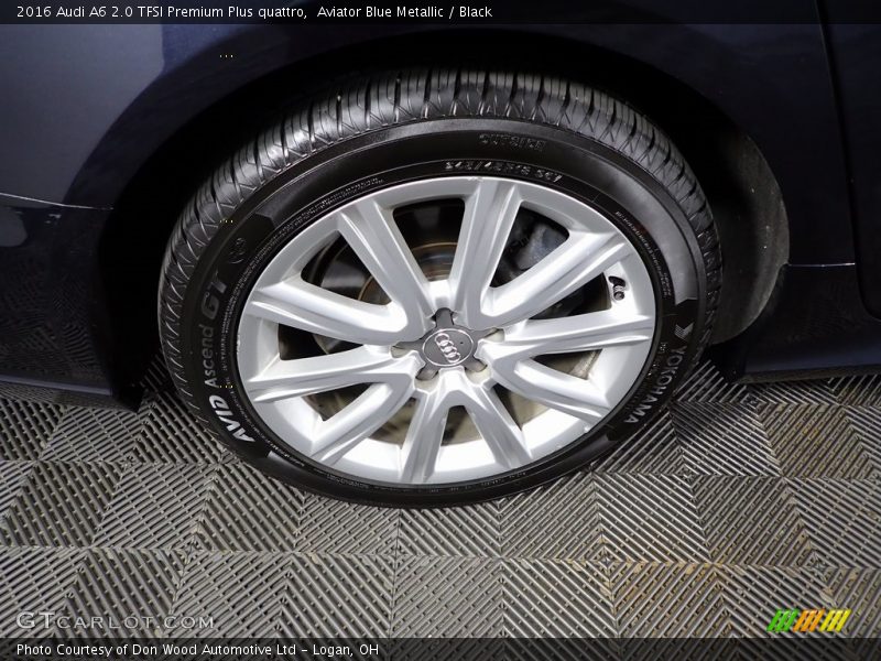 Aviator Blue Metallic / Black 2016 Audi A6 2.0 TFSI Premium Plus quattro
