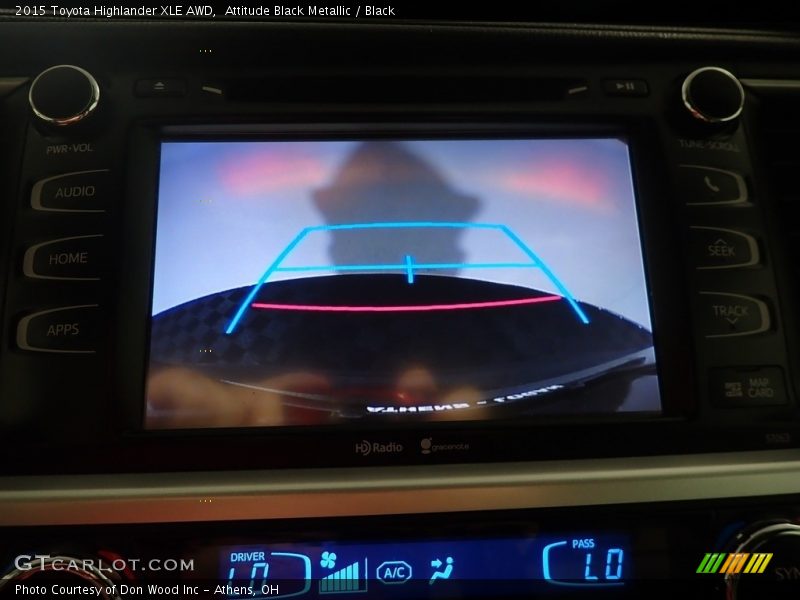 Attitude Black Metallic / Black 2015 Toyota Highlander XLE AWD