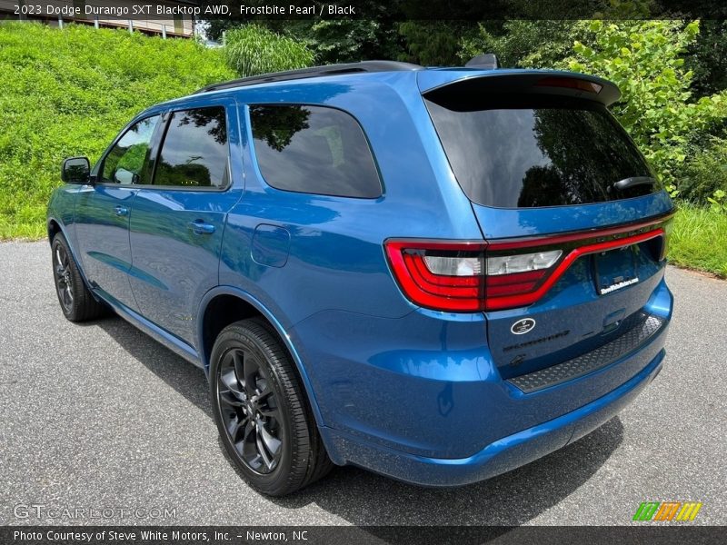 Frostbite Pearl / Black 2023 Dodge Durango SXT Blacktop AWD