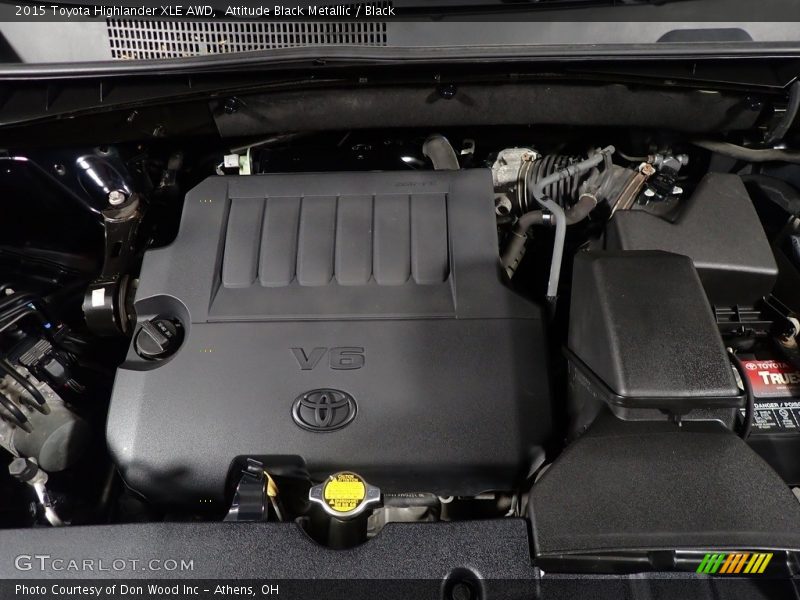 Attitude Black Metallic / Black 2015 Toyota Highlander XLE AWD