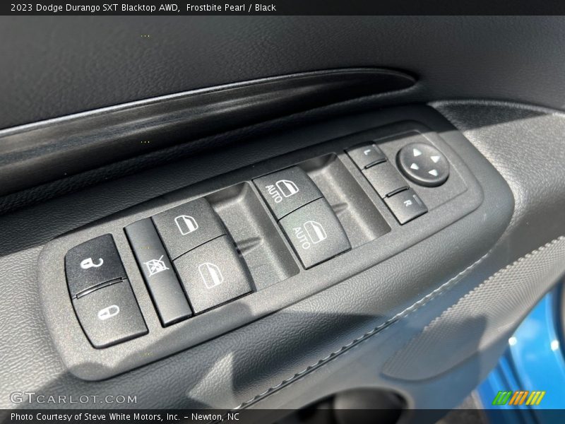 Frostbite Pearl / Black 2023 Dodge Durango SXT Blacktop AWD