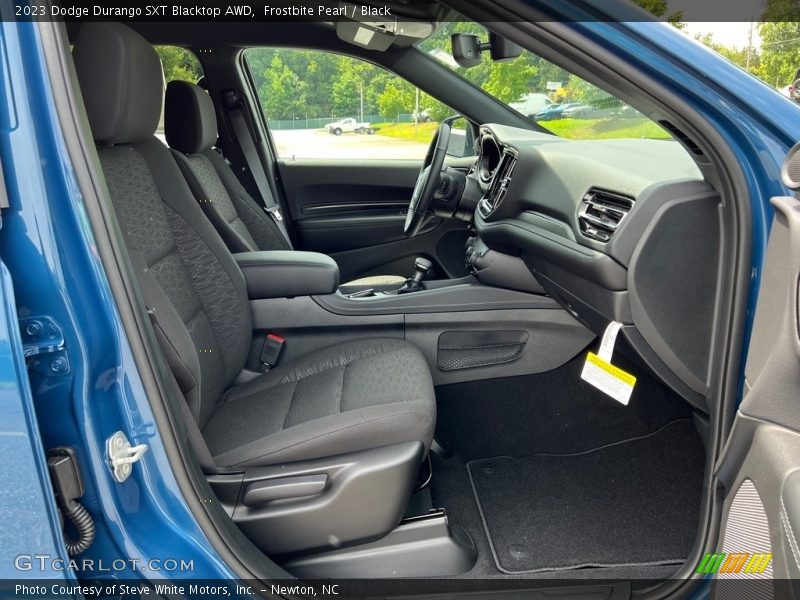 Front Seat of 2023 Durango SXT Blacktop AWD