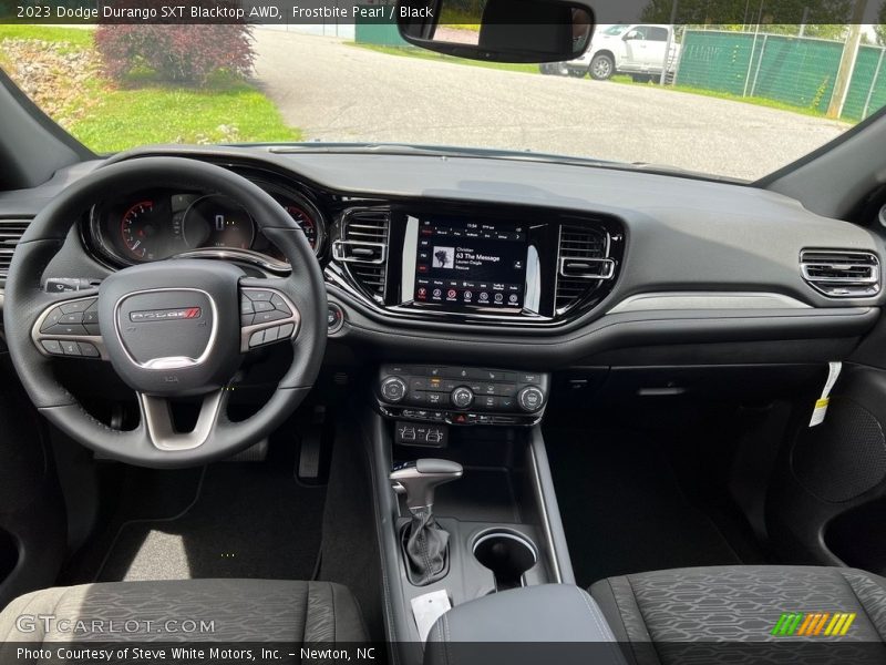 Dashboard of 2023 Durango SXT Blacktop AWD