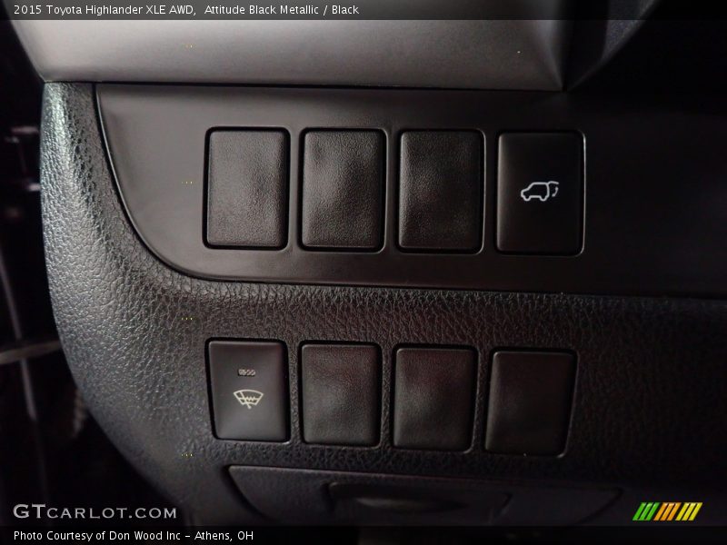 Attitude Black Metallic / Black 2015 Toyota Highlander XLE AWD