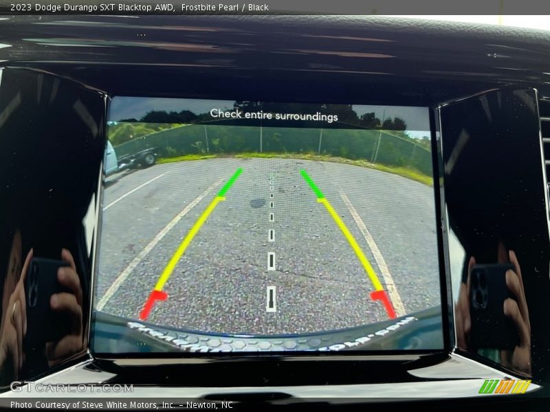 Frostbite Pearl / Black 2023 Dodge Durango SXT Blacktop AWD