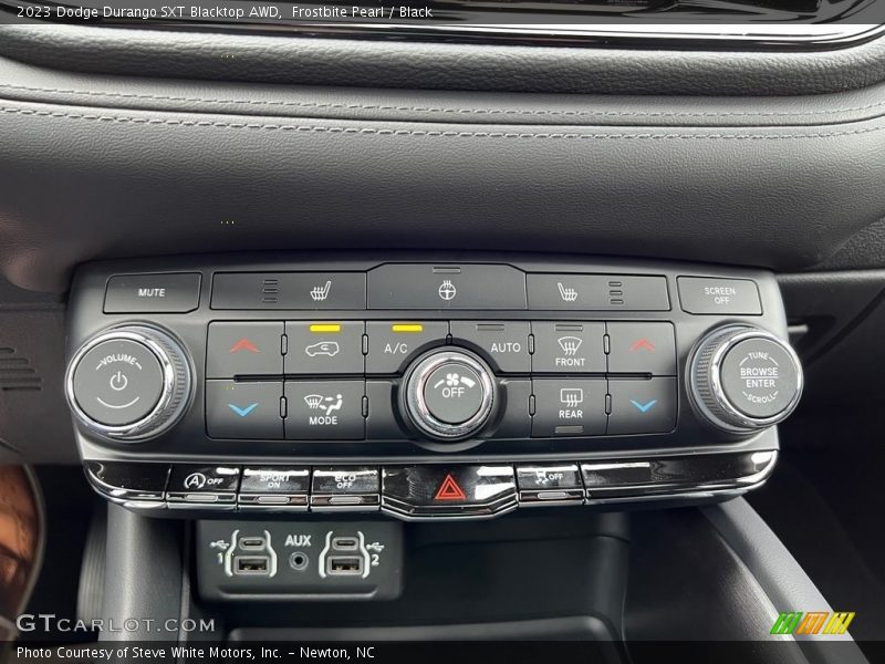 Controls of 2023 Durango SXT Blacktop AWD