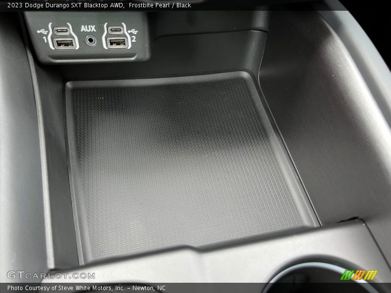 Frostbite Pearl / Black 2023 Dodge Durango SXT Blacktop AWD