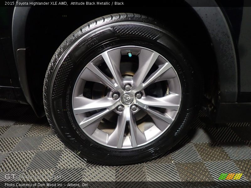 Attitude Black Metallic / Black 2015 Toyota Highlander XLE AWD