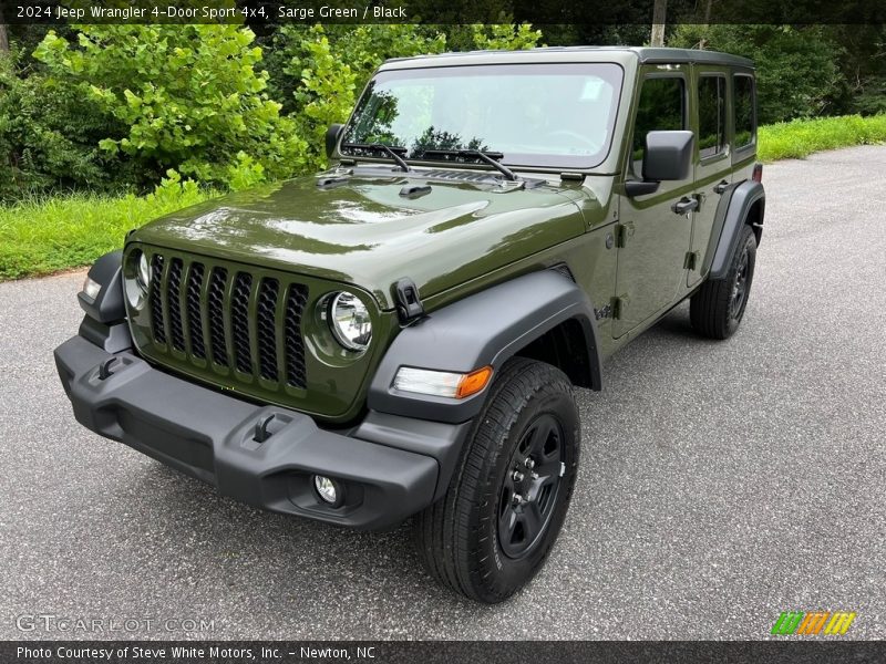 Sarge Green / Black 2024 Jeep Wrangler 4-Door Sport 4x4