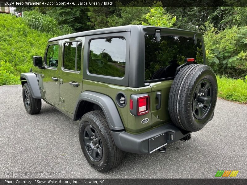 Sarge Green / Black 2024 Jeep Wrangler 4-Door Sport 4x4