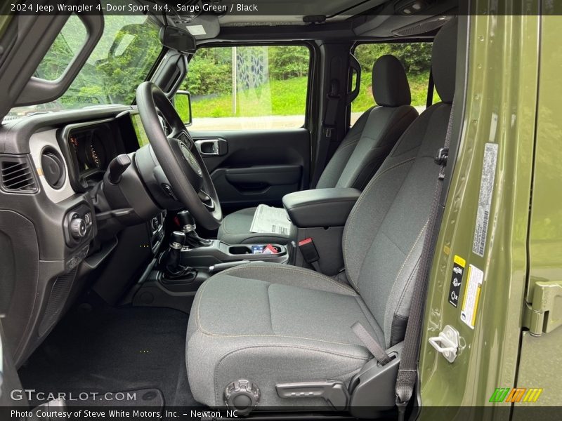 Front Seat of 2024 Wrangler 4-Door Sport 4x4