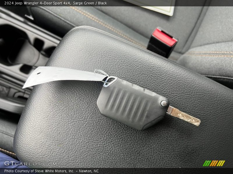 Keys of 2024 Wrangler 4-Door Sport 4x4