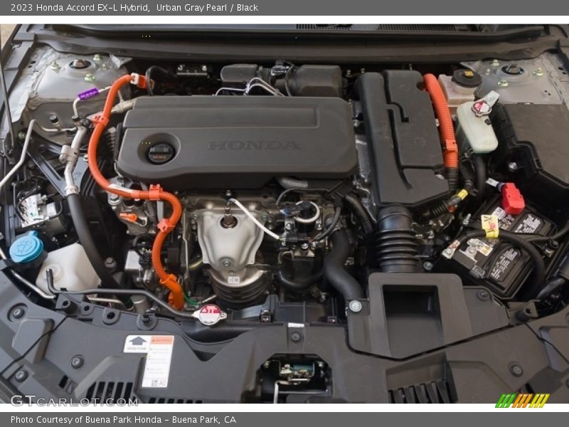 Urban Gray Pearl / Black 2023 Honda Accord EX-L Hybrid