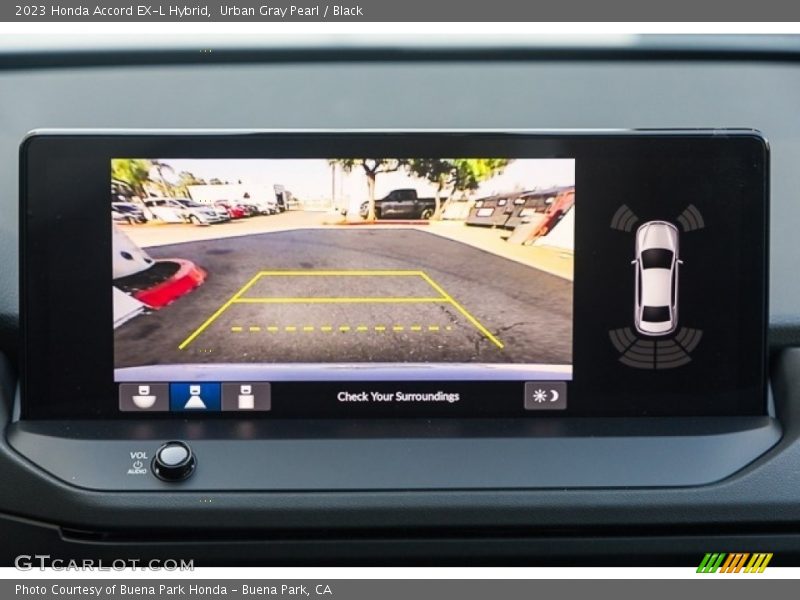 Urban Gray Pearl / Black 2023 Honda Accord EX-L Hybrid