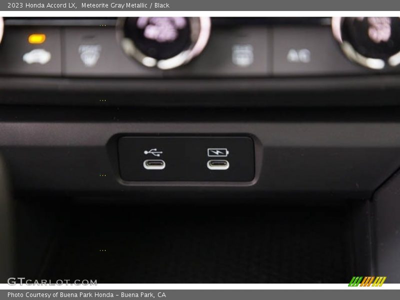 Meteorite Gray Metallic / Black 2023 Honda Accord LX