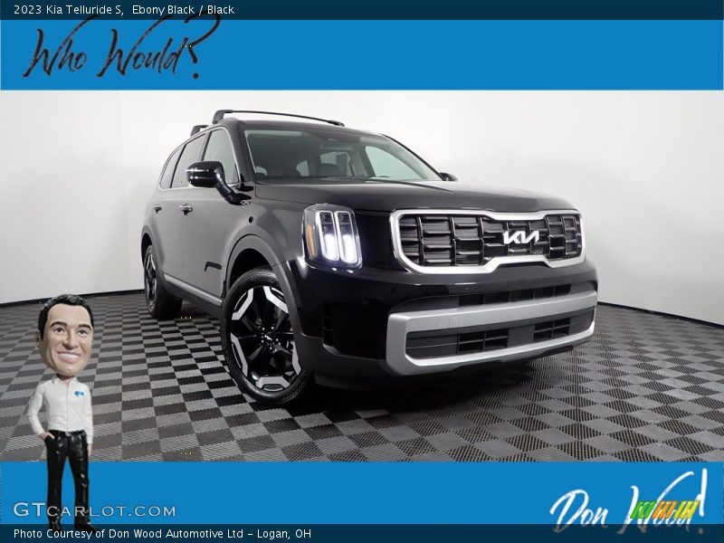 Ebony Black / Black 2023 Kia Telluride S