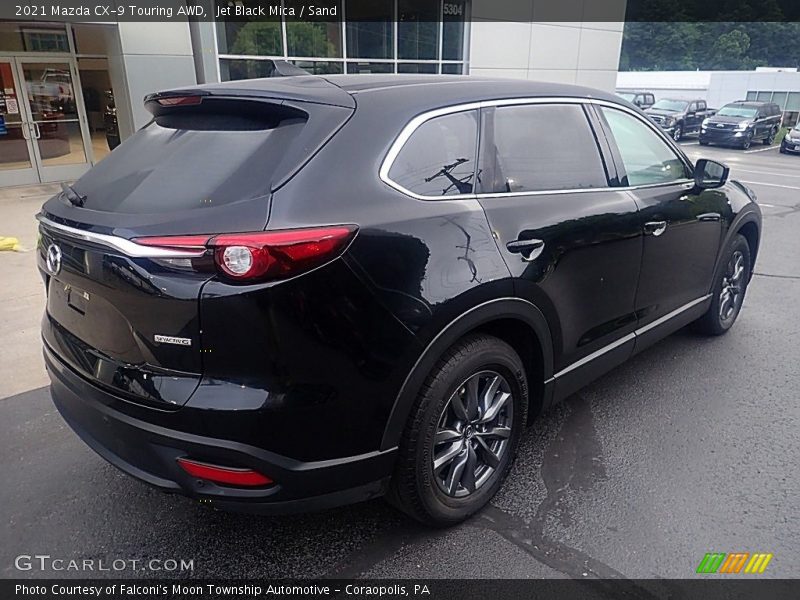 Jet Black Mica / Sand 2021 Mazda CX-9 Touring AWD