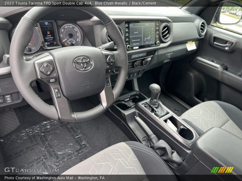  2023 Tacoma TRD Sport Double Cab 4x4 Black/Cement Interior