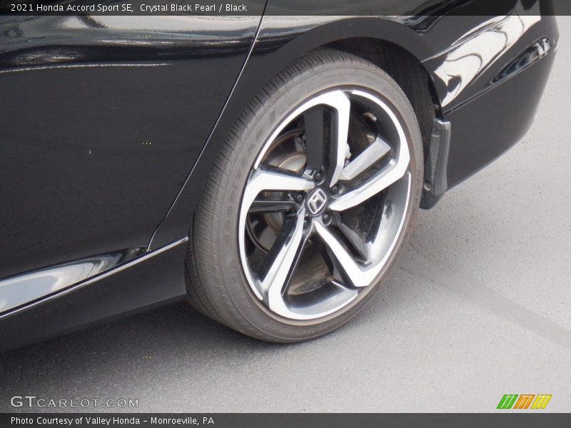 Crystal Black Pearl / Black 2021 Honda Accord Sport SE