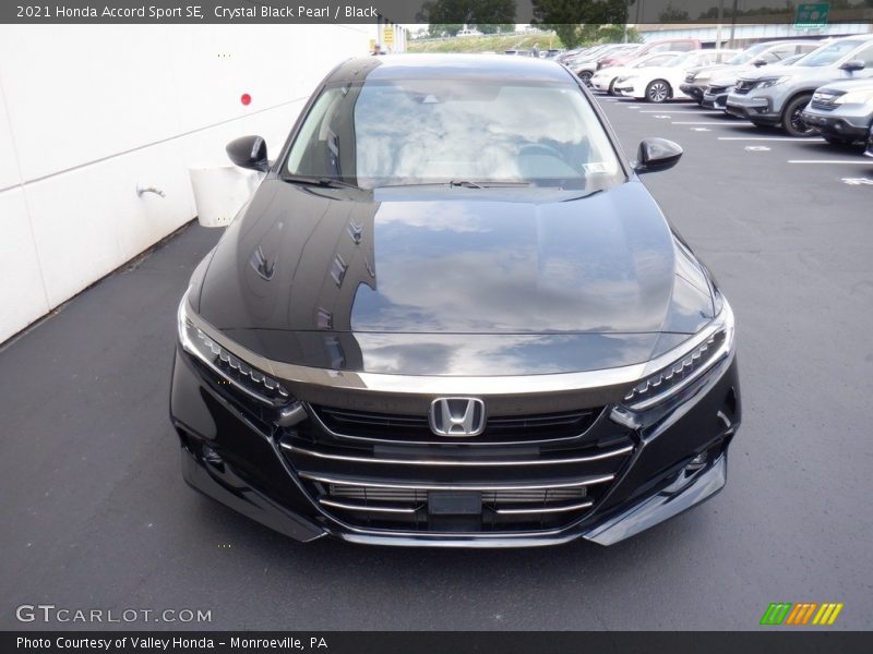Crystal Black Pearl / Black 2021 Honda Accord Sport SE