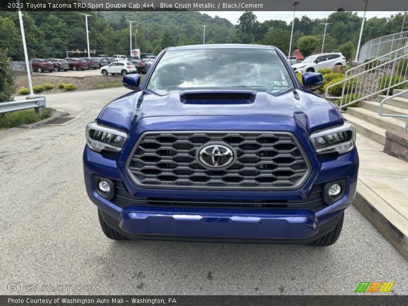 Blue Crush Metallic / Black/Cement 2023 Toyota Tacoma TRD Sport Double Cab 4x4