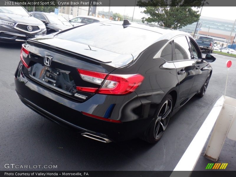 Crystal Black Pearl / Black 2021 Honda Accord Sport SE