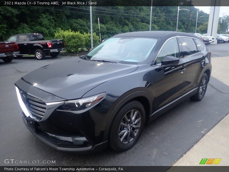 Jet Black Mica / Sand 2021 Mazda CX-9 Touring AWD