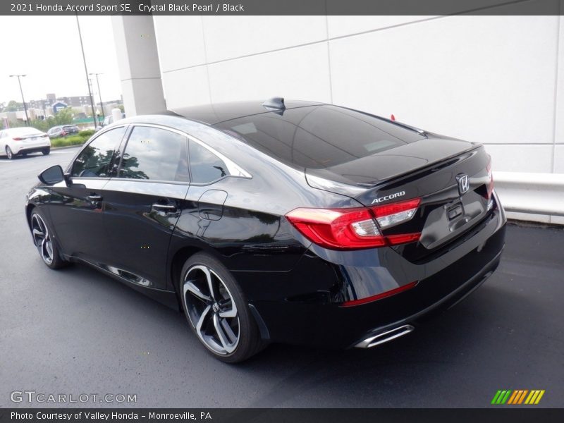 Crystal Black Pearl / Black 2021 Honda Accord Sport SE